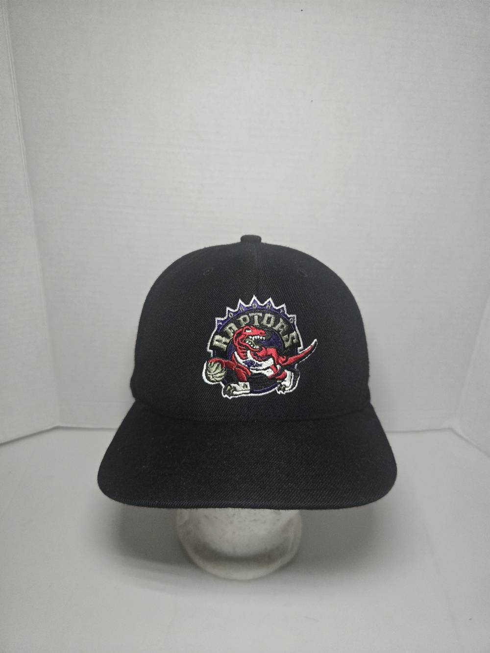 Mitchell & Ness Black Toronto Raptors Embroidered Snapback